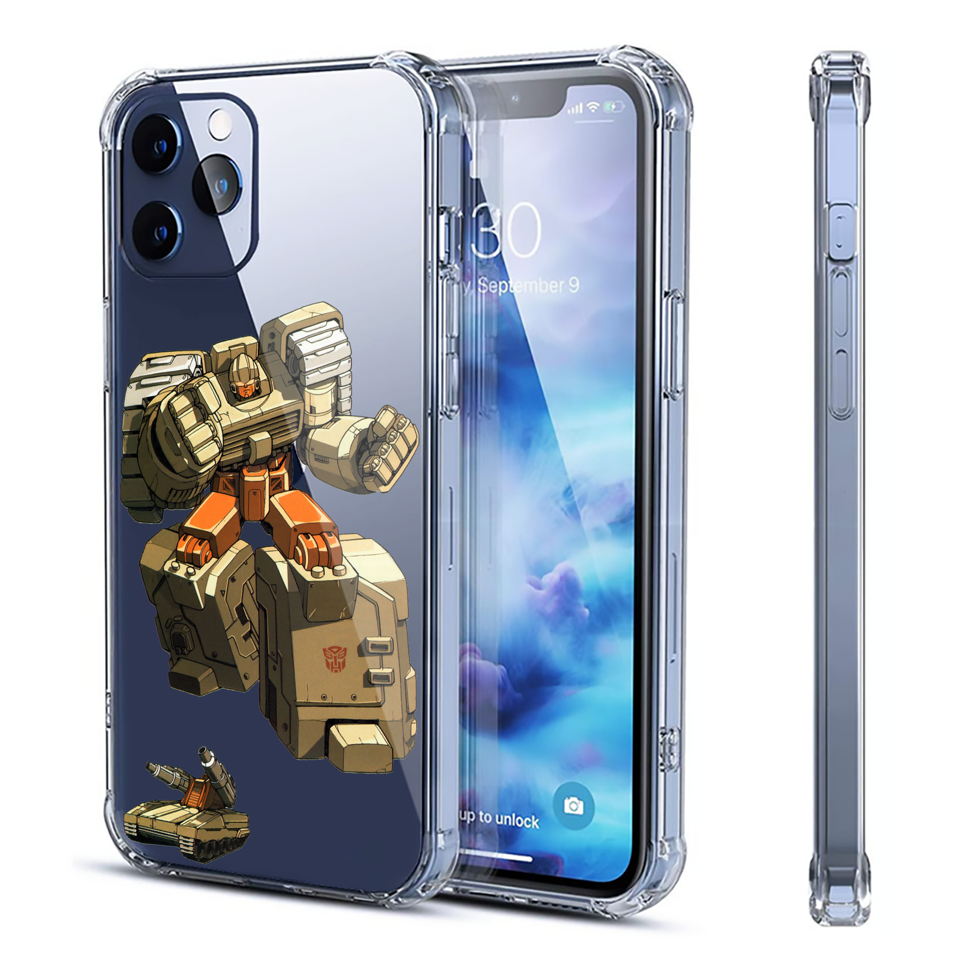 （画像用）  【iPhone 12シリーズ対応】透明スマホケース（クリアソフトケース）